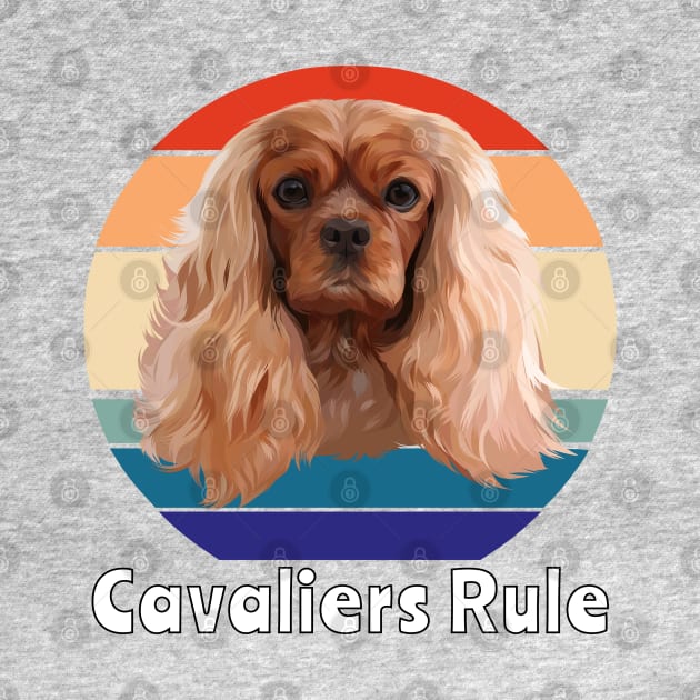 Retro Ruby Cavalier King Charles Spaniel Gifts by Cavalier Gifts